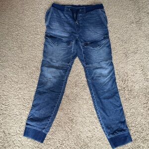 H&M Blue Stretch Jeggings with Knit Waistband